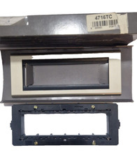 Placca TITANIO   supporto 6 posti Bticino living classic originali  4716TC NUOVI