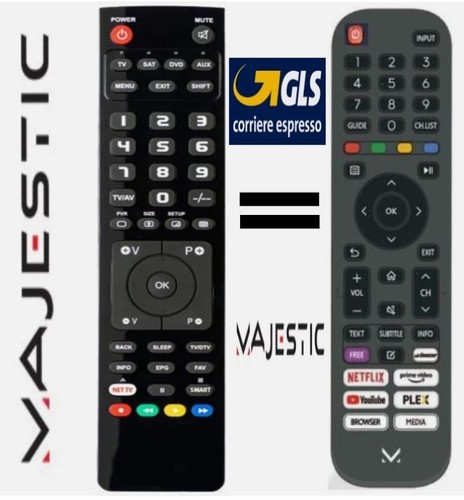 Telecomando sostitutivo pronto - sostitutivo,
