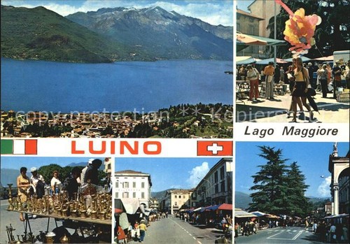 Luino lago maggiore - lago, panorama