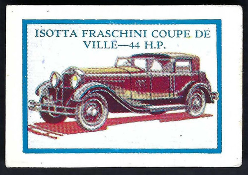 Thomson motor cars isotta - thomson,