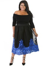 Abito ricamo Party Taglie