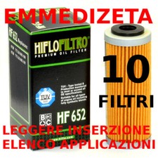HIFLO 10 FILTRI OLIO HF652