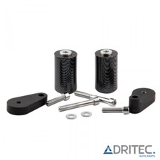 ✅Tamponi Paratelaio Protezioni Telaio KAWASAKI ZX10R ZX-10R (2004-2005) Carbonio