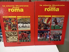LIBRI 2 VOLUMI LA STORIA ILLUSTRATA DELLA AS ROMA FALCAO DI BARTOLOMEI CONTI