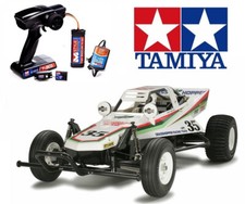 PACCHETTO AFFARE: Tamiya 58346 cavalletta RC KIT auto inc TUTTO IL NECESSARIO