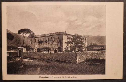 Cartolina venafro convento - cartolina,