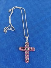 Collana Argento E Rubini