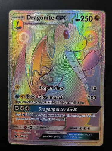Pokemon card dragonite - pokemon, gx