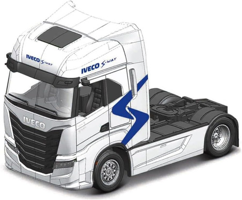 Motrice iveco way - b, 1:43