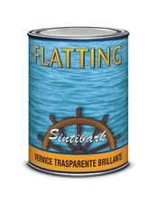 Flatting vernice Trasparente Brillante per nautica imbarcazioni a solvente 1 L