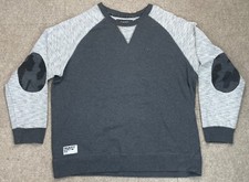 Trukfit Respect Few Men's Gray & Black Long Sleeve Sweatshirt Size 3XL