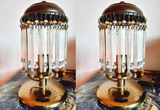 Coppia lampade tavolo stecche