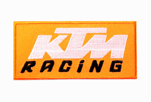 Ktm racing embroidered patch - ktm,
