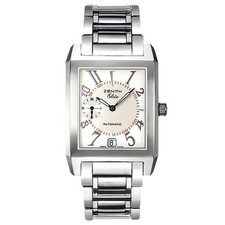ZENITH ELITE PORT ROYAL V AUTOMATIC TANK RETTANGOLARE BRACCIALE ACCIAIO PERFETTO