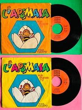 KATIA SVIZZERO ● 2 Rari 45 GIRI L’ APEMAIA / FLIP Sigla TV 1980 CARTONI ANIMATI