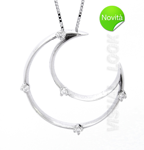 Comete gioielli collana luna - gioielli,