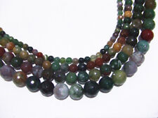 1 filo perline pietre dure forate Agata Indiana sfaccettate naturale 4-10mm 