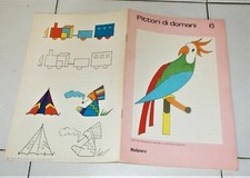 Album MALIPIERO PITTORI DI DOMANI 6 anni 70 Disegni Cornicette Disegno Cornici