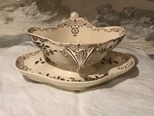 Saucière des faïenceries Sarreguemines et Digoin, modèle MOSCOU