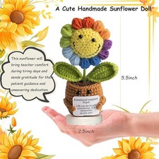 Bambola Girasole Uncinetto