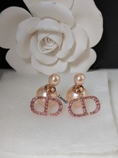Orecchini Dior Tribales rosa