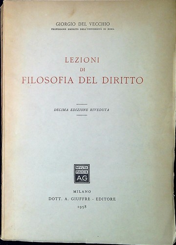 Lezioni filosofia del - lezioni, di