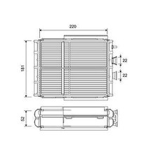 SCAMBIATORE CALORE PER VOLVO