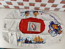 CANOTTO CANOTTINO GONFIABILE CORSARO NERO VINTAGE NEW 90 CM RARO BIANCO ROSSO