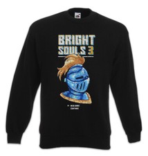 Bright Souls 3 Sweatshirt Pullover Pixel 8 Bit Geek Nerd Gaming Gamer Fun Knight