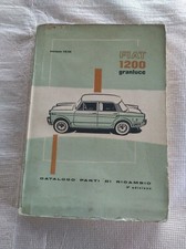 FIAT  1200 Granluce Gran Luce  CATALOGO RICAMBI Originale  1961