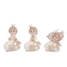 1 PZ Angelo su cuore led in