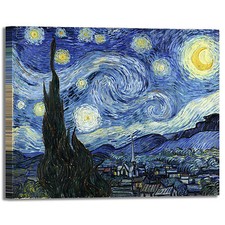 Van gogh notte stellata design - gogh,