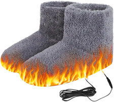 Scaldapiedi Elettrico Piedi, USB Pantofole Riscaldanti Elettriche, Scaldapiedi P