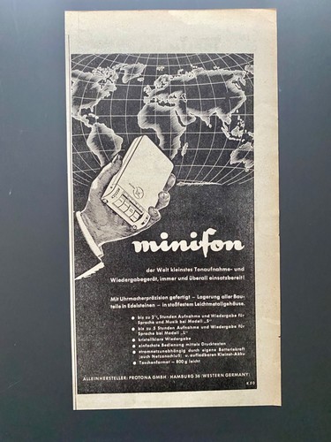 Minifon registratore audio - minifon,