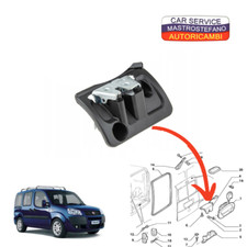 SERRATURA COFANO PORTELLONE POSTERIORE BAGAGLIAIO FIAT DOBLO' 2000>2016