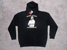 Felpa nera con cappuccio Upper