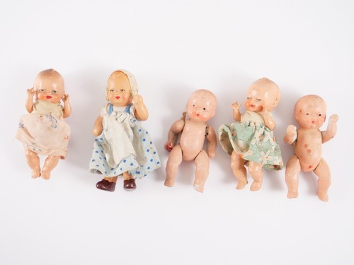 Lot anciens poupons en - anciens,
