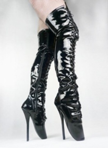 Cuissardes talons pvc - cuissardes,