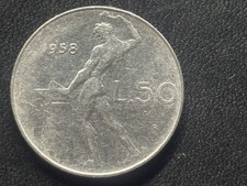 antique coin Italian Republic