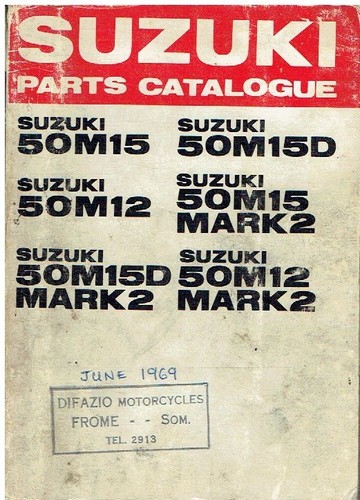 Suzuki 50cc 50m12 mk1 - suzuki,
