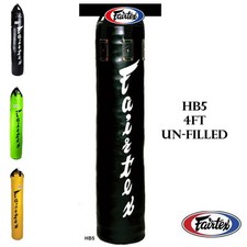 FAIRTEX HB5 4FT SYNTEK BORSA PESANTE KICK PUCHING ALLENAMENTO BOXE * NON RIEMPITA *