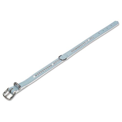 Collare nobby crystal azzurro - collare,