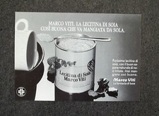 G511 - Advertising Pubblicità -1989 - LECITINA DI SOIA MARCO VITI