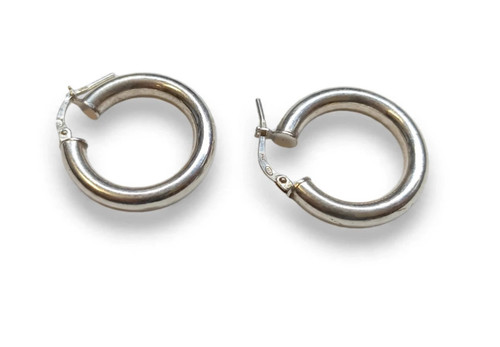 Orecchini cerchio argento 925 - cerchio,