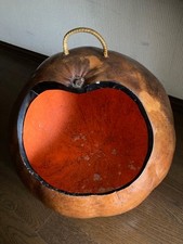 Antico porta carbone legno