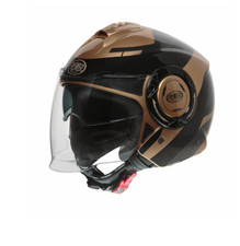 CASCO JET DOPPIA VISIERA MOTO