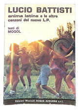 EBOND  Spartiti - Lucio Battisti anima Latina e le altre canzoni LIBRO LI040332