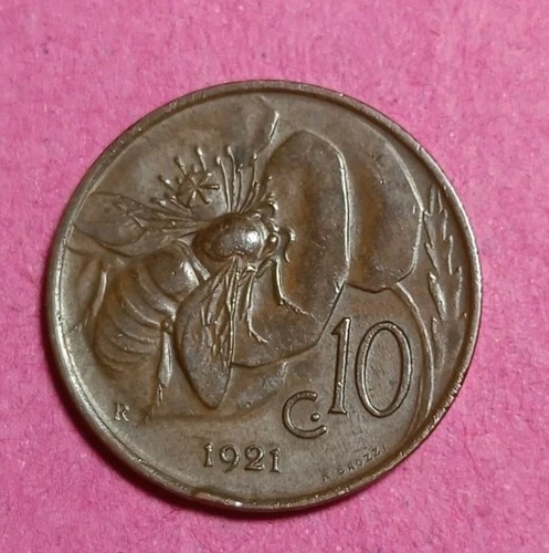 Centesimi 1921 - 10, (ape)