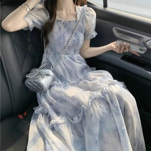 Abito donna hot chiffon fiori - abito,