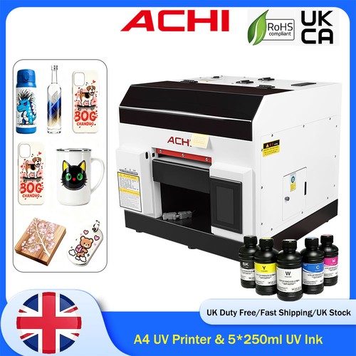 Achi stampante flatbed - a4, uv